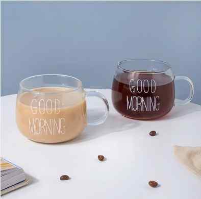 Good Morning Glass Cup