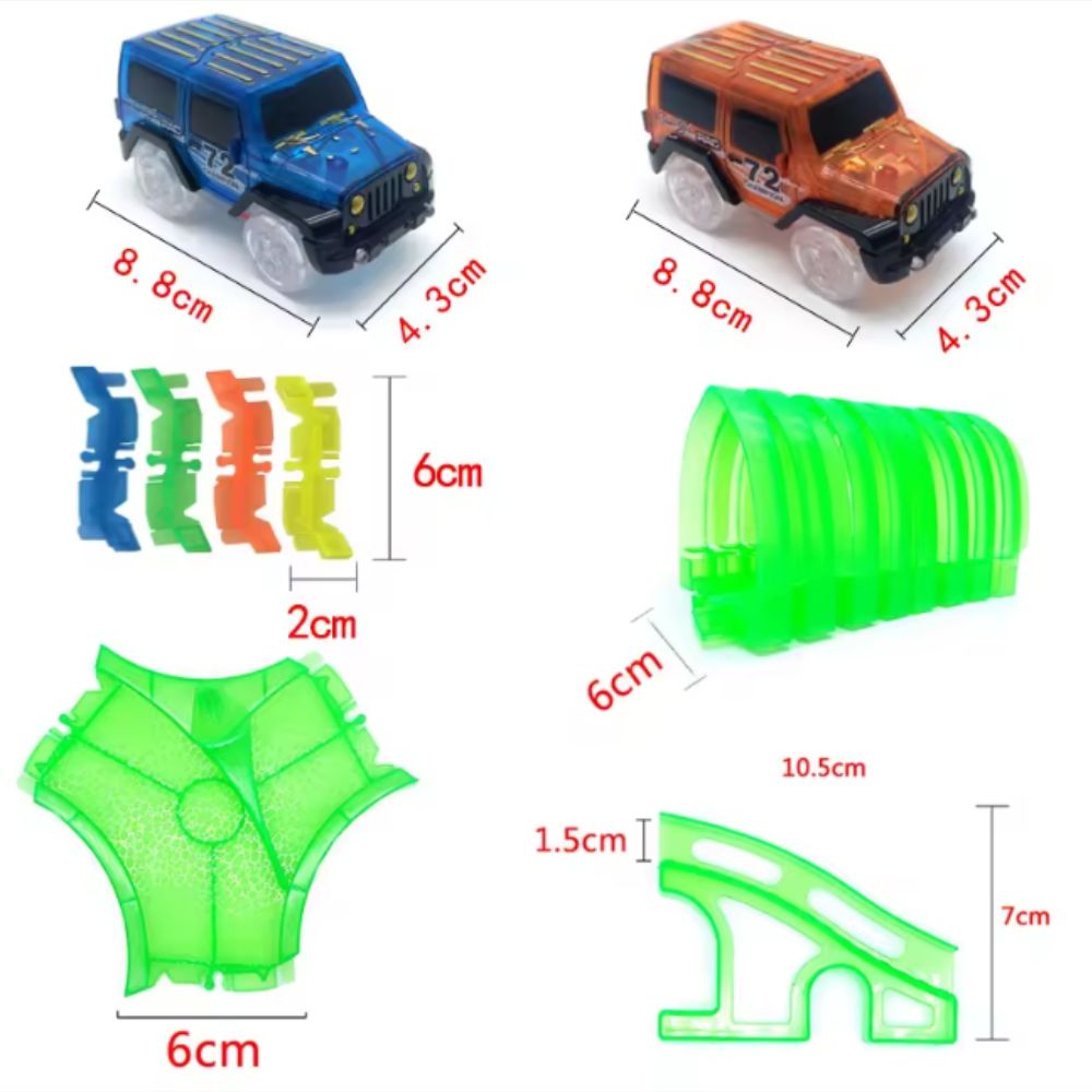Variable Tracks Car Set