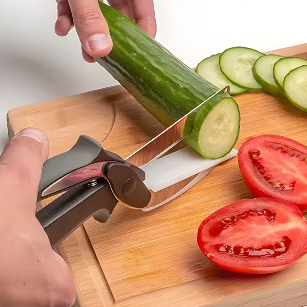 2-in-1 Vegetable Cutter and Knife