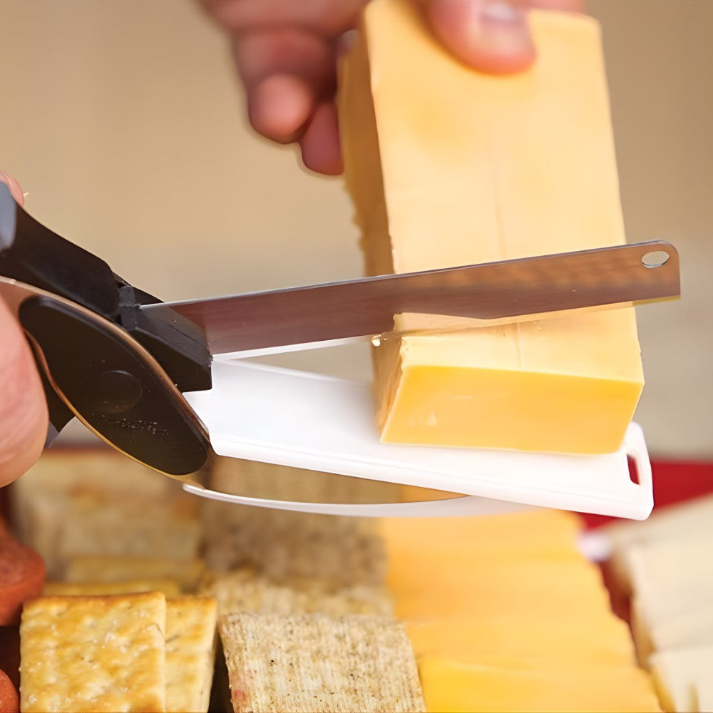 2-in-1 Vegetable Cutter and Knife