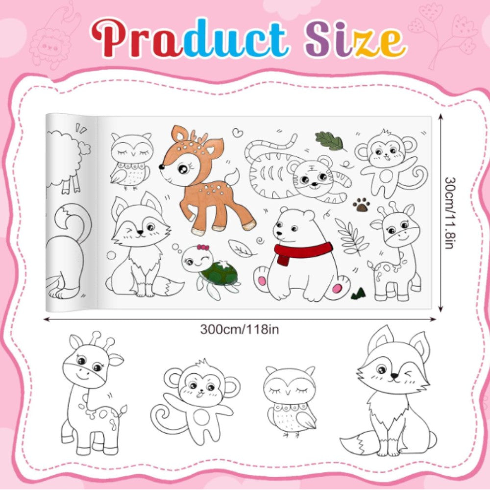 3 meter Coloring Paper Roll