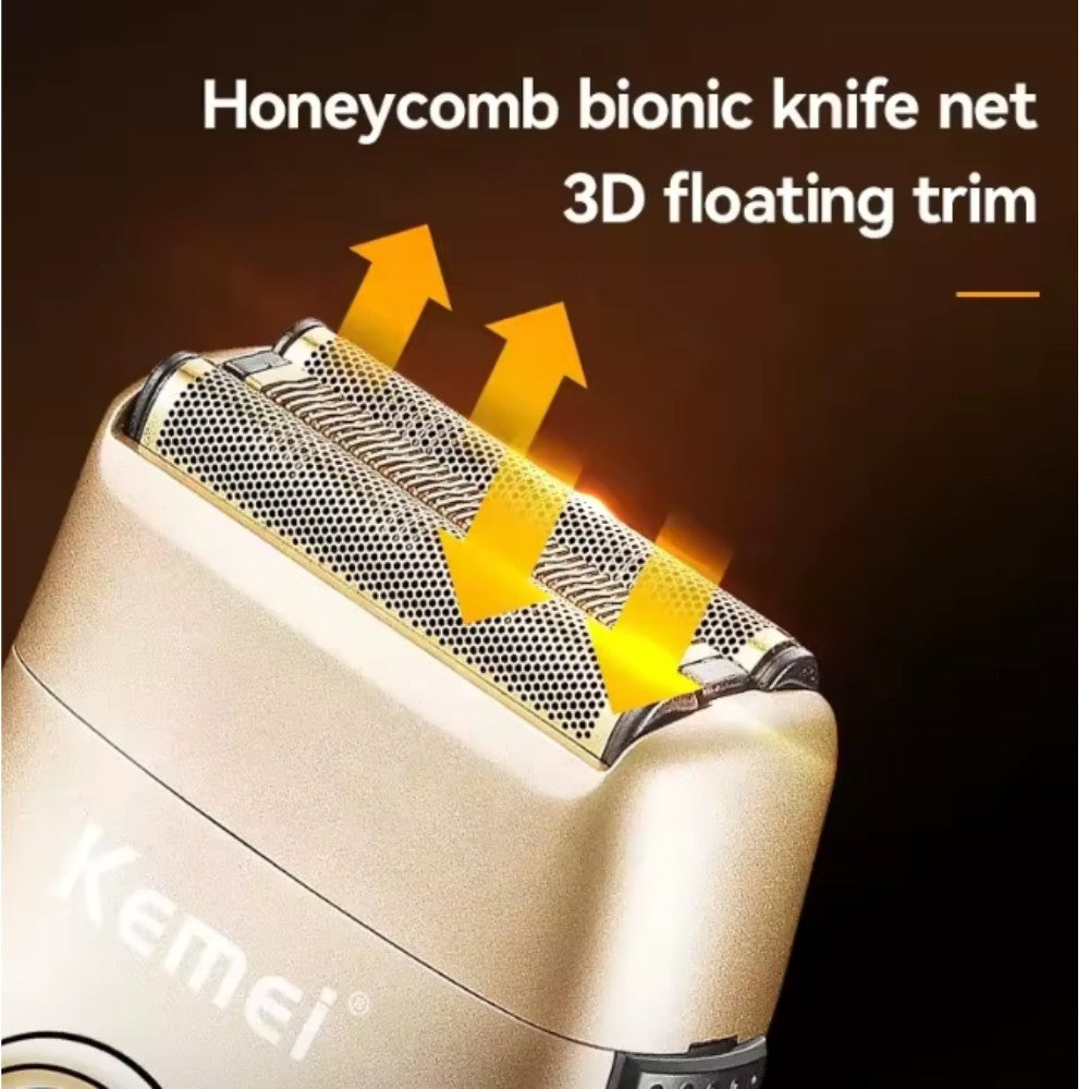 Kemei KM-3209 Rechargeable Electric Shaver for Men
