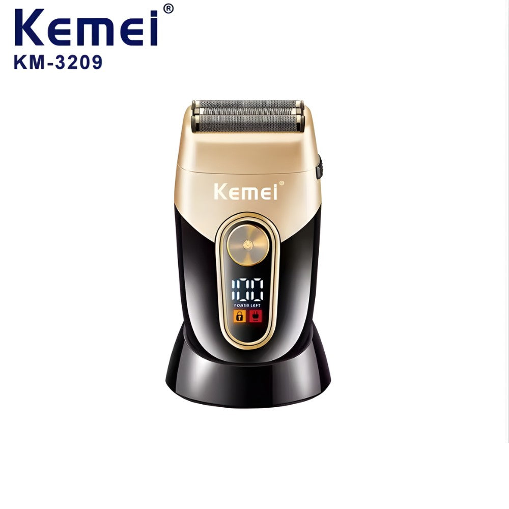 Kemei KM-3209 Rechargeable Electric Shaver for Men