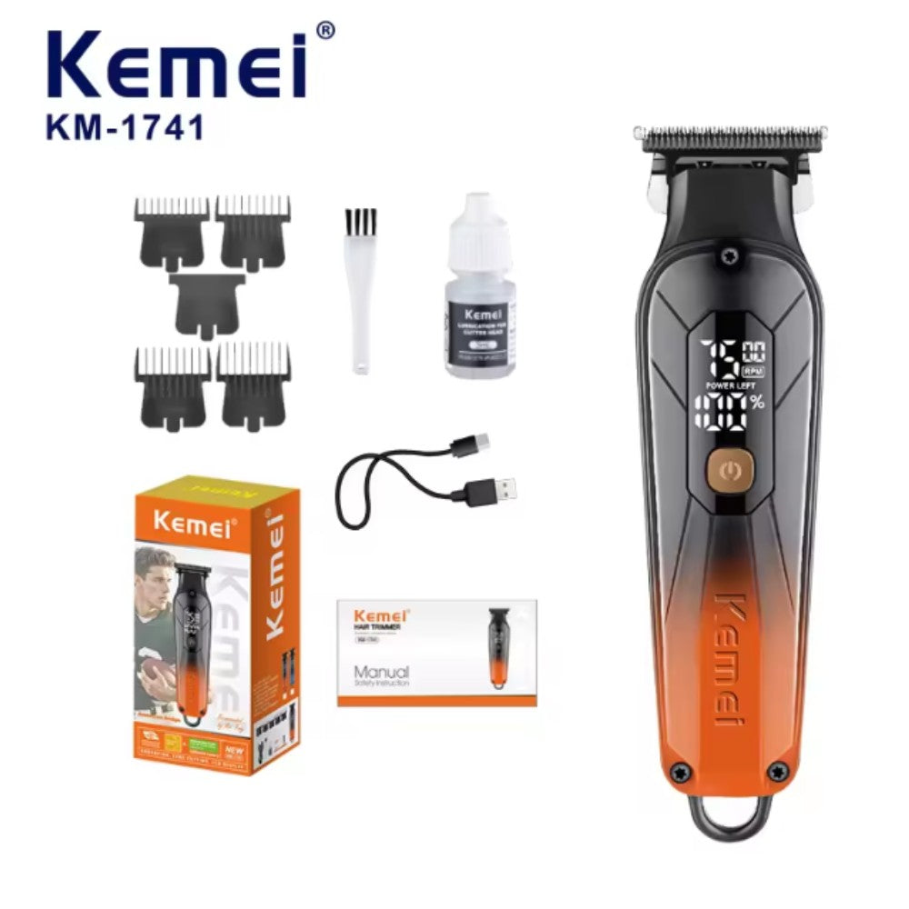 Kemei Hair Clipper – Professional Cordless Trimmer for Men