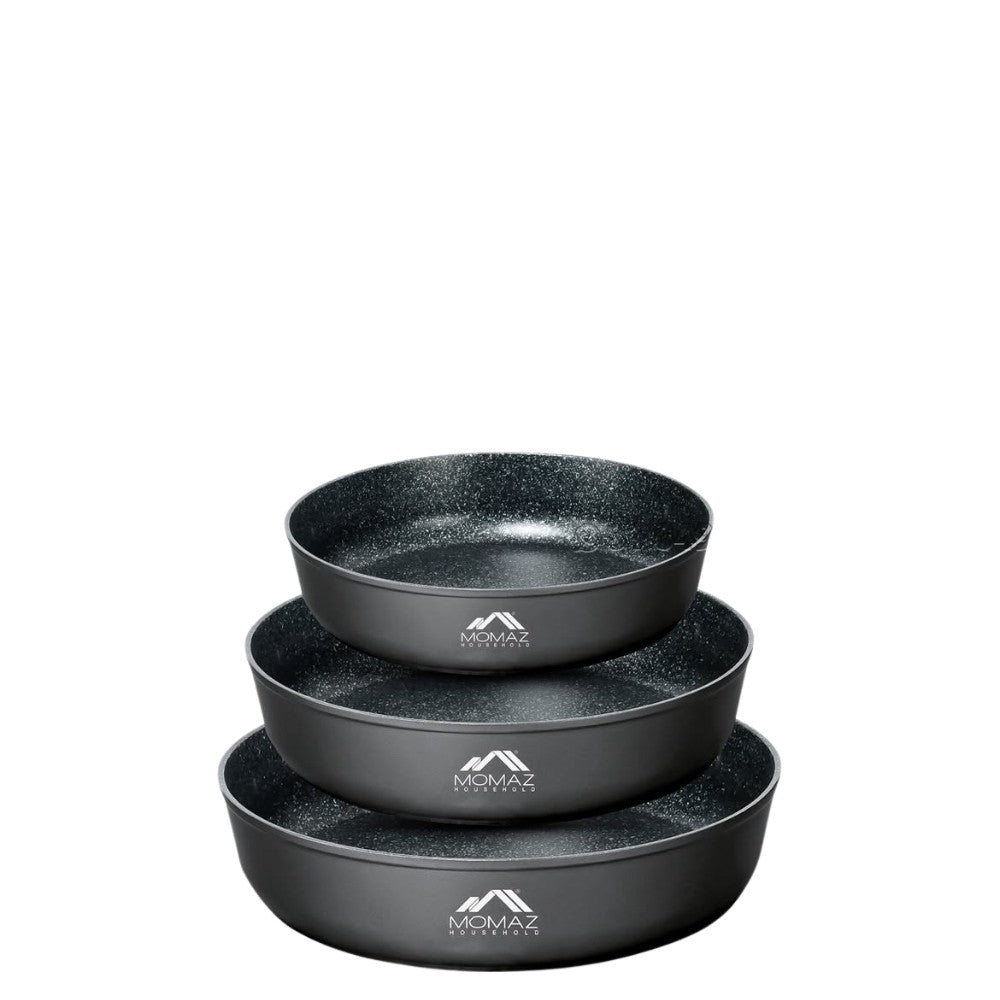 Momaz 3-Piece Non-Stick Pan Set