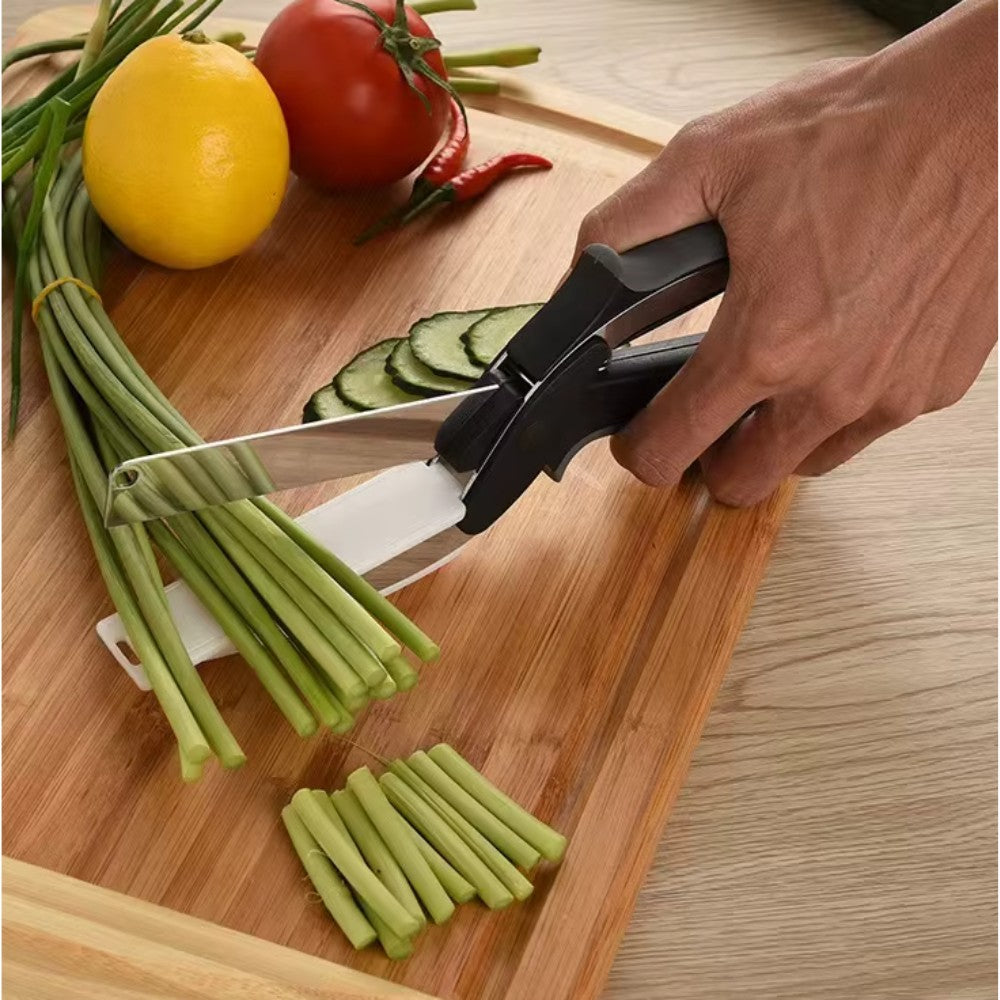 2-in-1 Vegetable Cutter and Knife