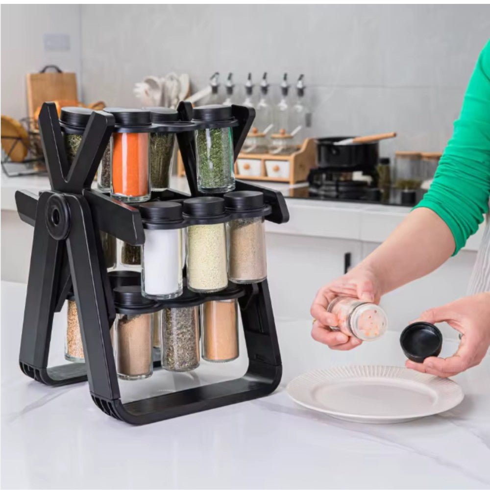 18 Jar Rotating Spice Rack