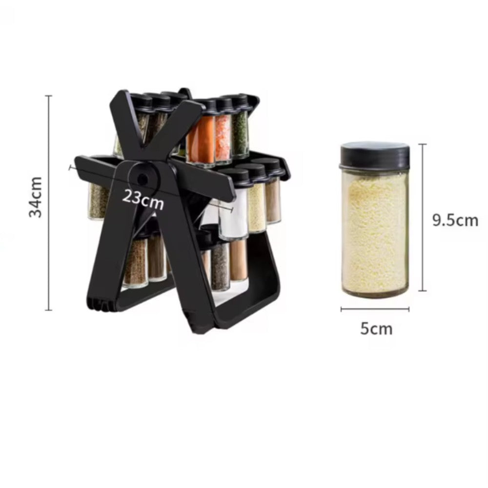 18 Jar Rotating Spice Rack