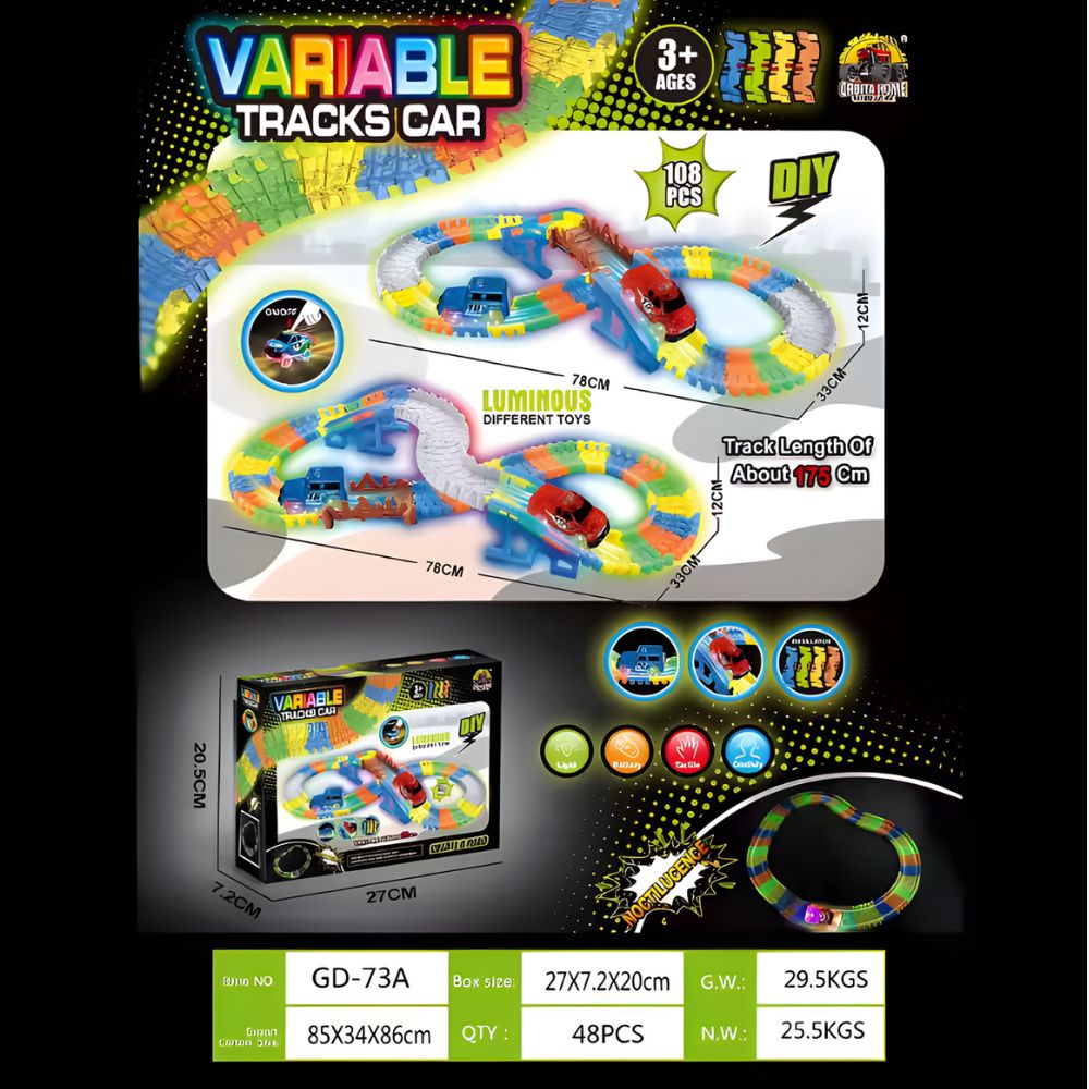Variable Tracks Car Set