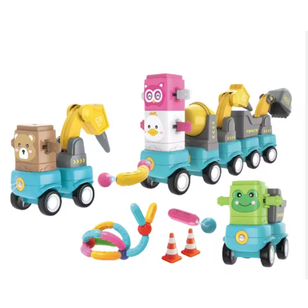 Magnetic Animal Car Set