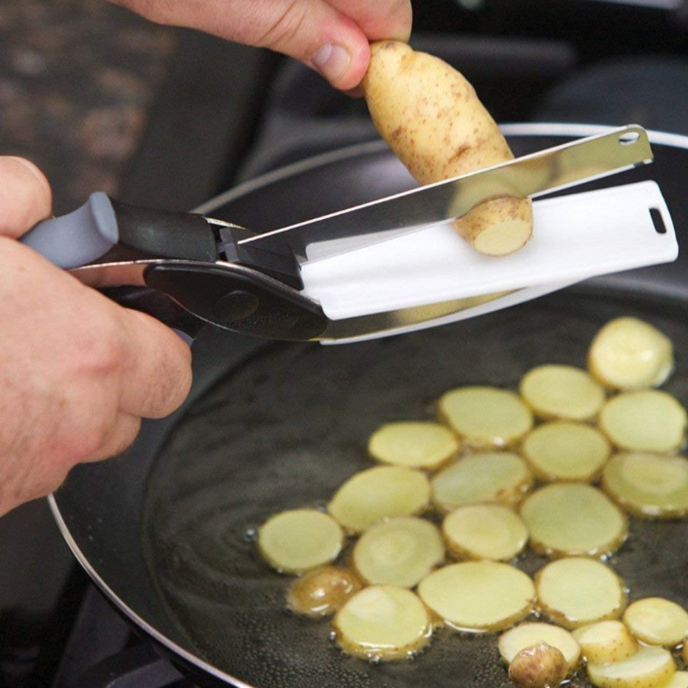2-in-1 Vegetable Cutter and Knife