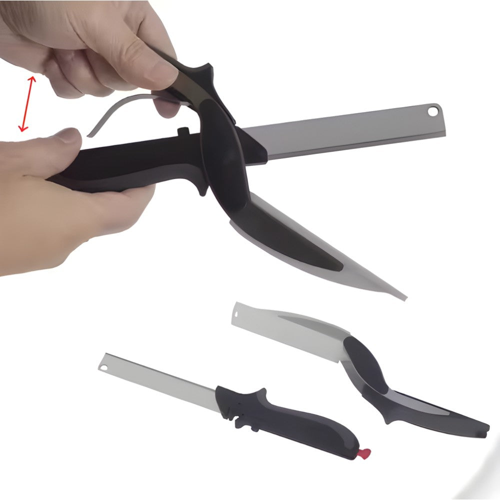 2-in-1 Vegetable Cutter and Knife
